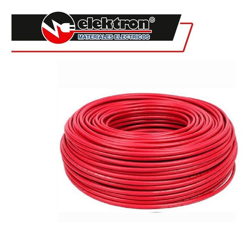 Caja 100 Mts Cable Rojo Cal 8 Awg Kobrex Vinikob 100% Cobre