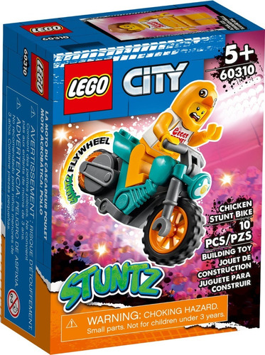 Lego City Stuntz - Moto Acrobática: Pollo - 60310