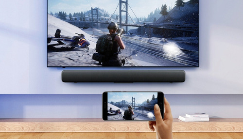 Imagen 4 de 10 de Barra Sonido Tv Xiaomi Tele Mi Soundbar Bt 4.2 8 Parlantes ®