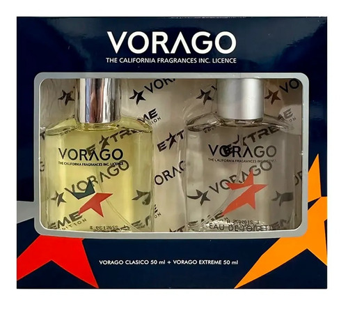 Pack X2 Perfume Vorago Clasico + Extreme 50ml Febo