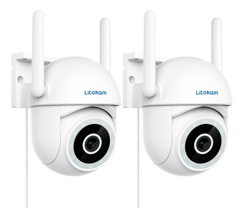 Camara De Seguridad De 4mp Para Exteriores, Camaras Litokam