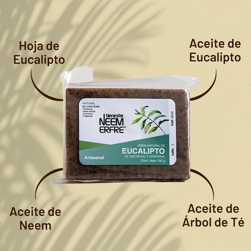 Jabon De Eucalipto Corporal Y Facial Paq De 5