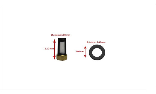 Kit Reparo Bico Injetor C3 C4 Astra 207 307 Gol Tiida Ds1249