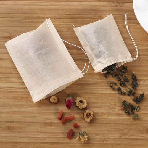 200 Bolsas De Filtro De Té Con Cordón, Bolsa De Té Desechabl