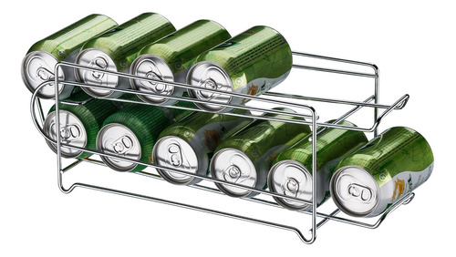 Suporte Organizador De Latas 350 Ml Future Até 12 Latas Cor Cinza