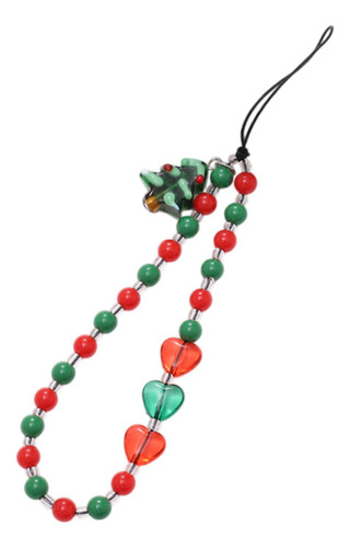Abalorios Para Teléfono Con Corazón De Árbol De Navidad