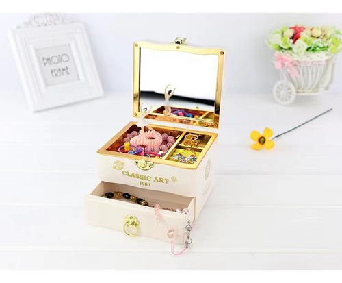 Caja Musical Para Guardar Joyas Diseño De Bailarina