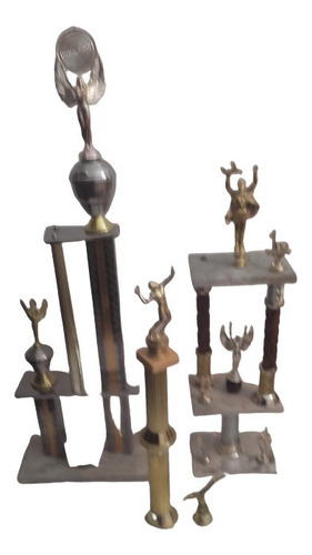Trofeos Set De 3 Trofeos De 72-55 Y 45 Cm.
