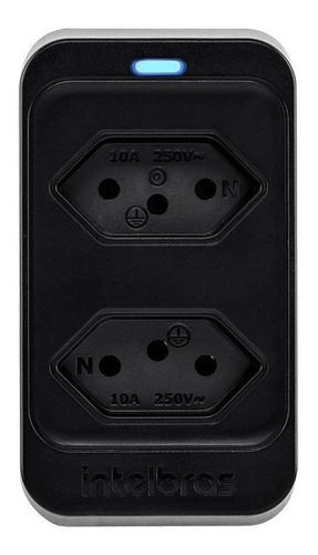 Filtro Proteção Intelbras Contra Surtos Elétricos Eps 302 Pt