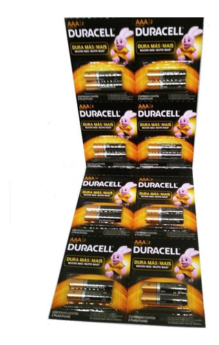Pilas Duracell Aaa Triple A Alcalinas X Tira X 16 Pilas