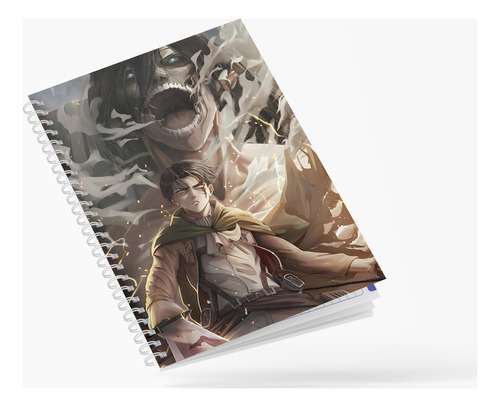 Cuaderno Triple 3 Materias Diseño Shingeki No Kyojin Pack 4