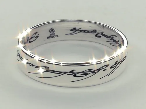 Anillo unico plata sales