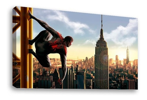 Cuadro Decorativo Canvas Moderno Spiderman Miles Morales 6