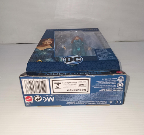 Dc Multiverse Mattel Mera Baf Trench Warrior En Caja (Usado)