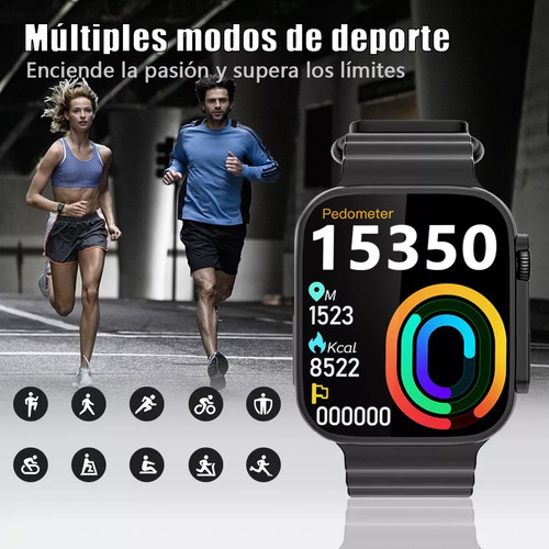 Reloj Inteligente Ultra Recargable Inalámbrico Deporte