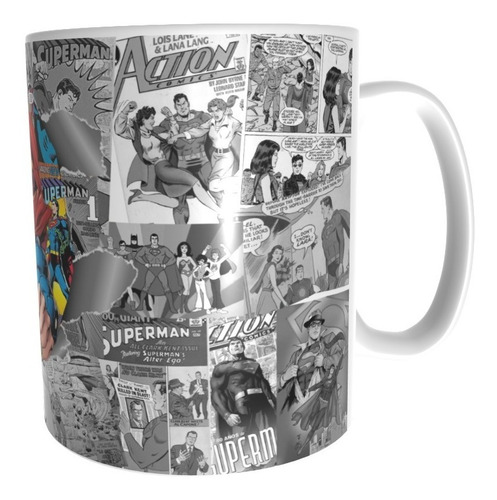 Imagen 3 de 4 de Taza Comics Coleccionable Superman Dc Comics #10