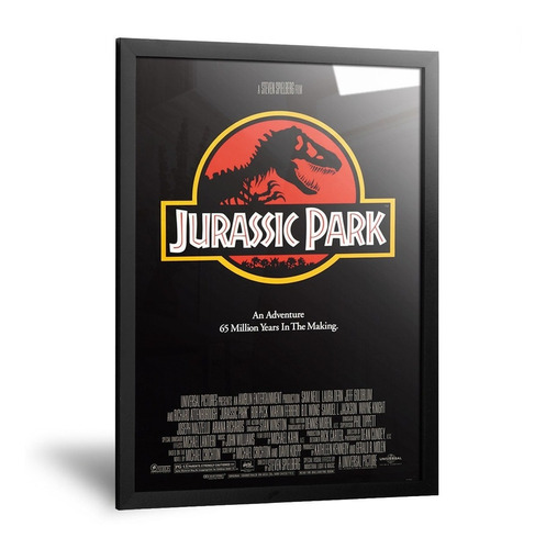 Cuadro Jurassic Park Carteles De Peliculas Vintage 35x50cm