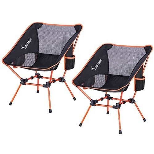 Sportneer Silla De Camping Plegable Portátil Y Ligera, Silla