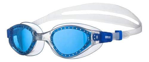 Goggles De Entrenamiento Para Niños Arena Cruiser Evo Junior Color Azul/Transparente