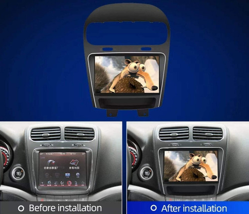 Z0k Estéreo Dodge Journey 12 19 Android Radio Wifi Bt
