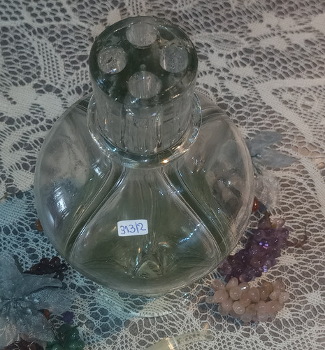 Antiguo Botellon Frances Lic 4 Compartimientos Completo N313 Transparente (Usado)