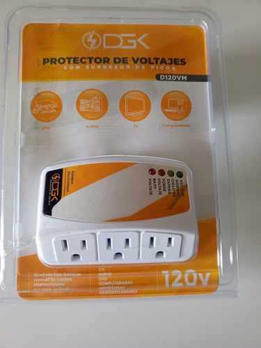 Protector De Voltajes Dgk Con Supresor De Picos. D120vm