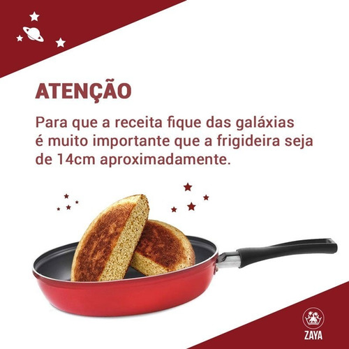 Imagem 3 de 6 de Mix Pão De Frigideira Sem Glúten Zaya Pãozinho Das Galáxias