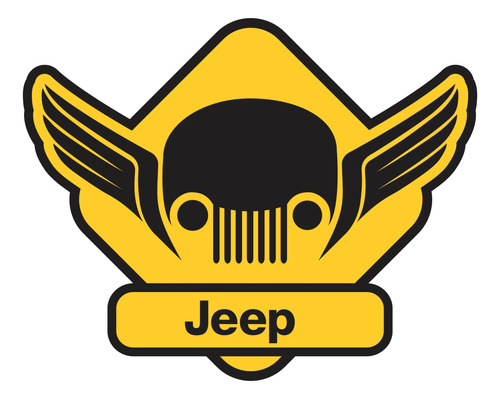 Emblema Adesivo Jeep Willys Renegade Cherokee Ad16 Fgc