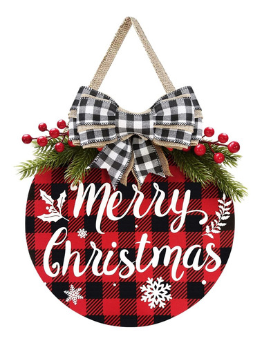 Corona De Navidad  Buffalo Plaid Navidad Decoraciones  Coron