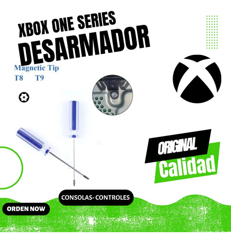 2 Desarmadores Para Controles Y Consolas Xbox Tor 8 Y 9