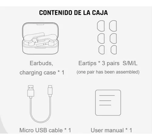 Auricular Bluetooth Gaming Tws T5 Negro Qcy By Xiaomi Negro