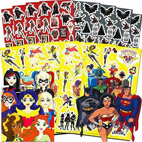 Dc Comics Super Hero Las Ninas Pegatinas Bundle Con Especia