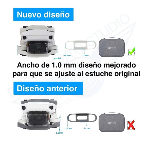 Imagen 5 de 7 de Dji Mini 2 Protectores De Hélices Silicona Nuevo Diseño