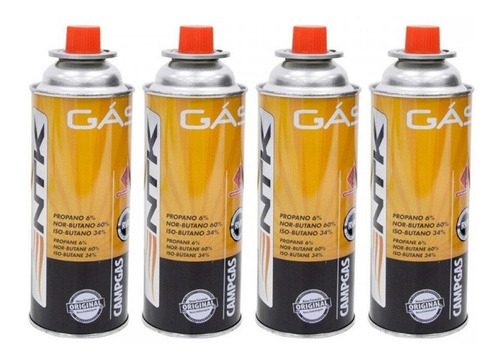 Kit Fogareiro Portátil Camping C/ 4 Gás Frontier Ntk Nautika