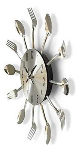 * Relógio De Parede Talheres De Cozinha Com Garfos E Faca