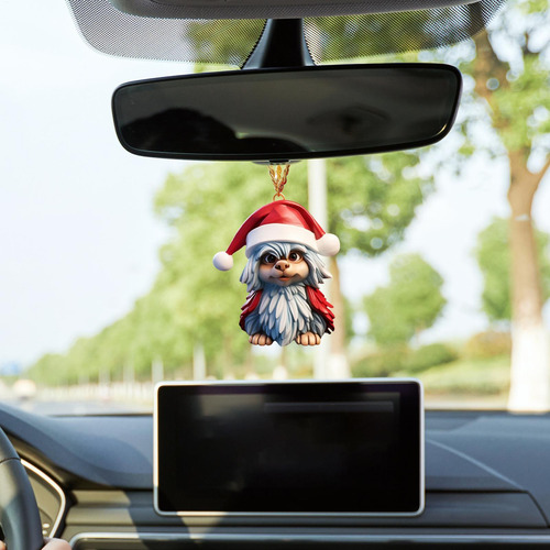 Decoración Colgante De Perro De Navidad Adorno De Perro Para