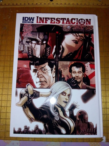 Infestacion 12 Comics Gi-joe. Transformers,cazafantasmas