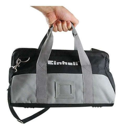 Bolso Einhell Portaherramientas 20 Lts Reforzado 28x40cm Color Negro Gris