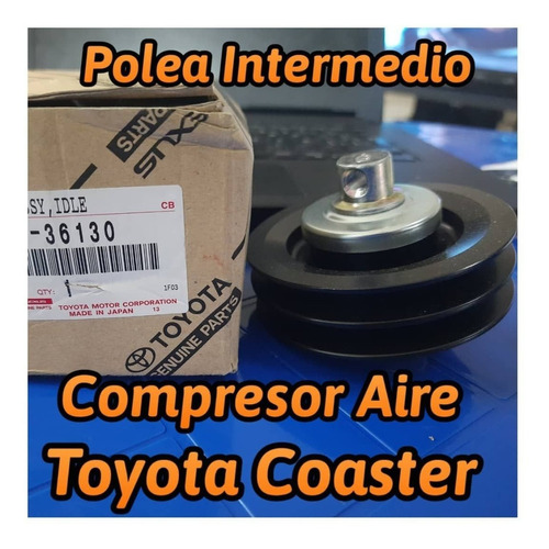 Imagen 1 de 1 de Polea Intermedia Compresor Aire Coaster