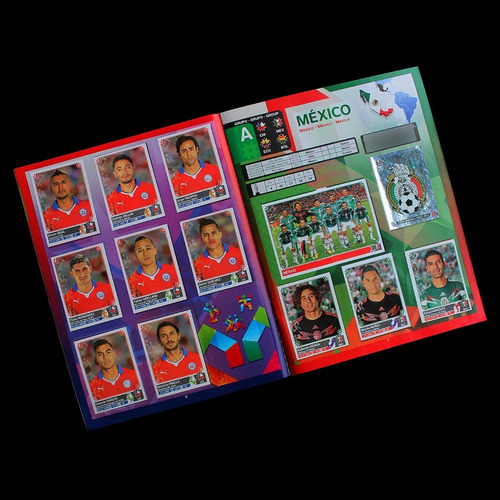 Imagen 4 de 7 de ¬¬ Álbum Fútbol Copa América 2015 Panini Completo Zp