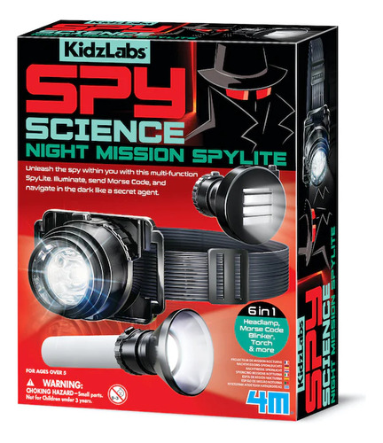 Kit De Juegos Para Niños Linterna Espía Y Código Morse