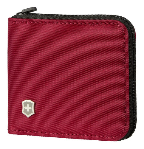 Imagen 3 de 6 de Cartera Ext Zip Around Rojo Rfid Victorinox
