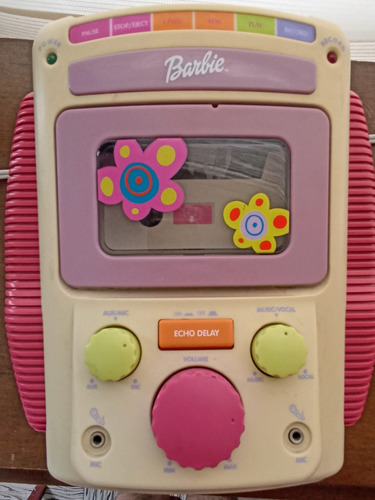 Reproductor De Cassette ( Máquina De Karaoke ) Barbie 2003