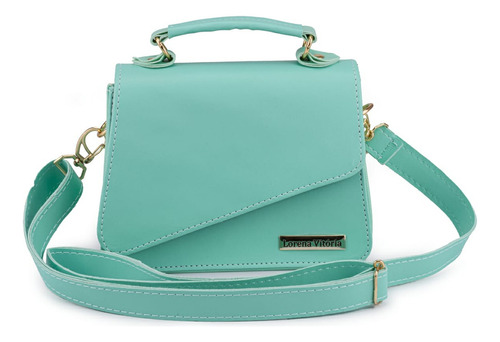 Bolsa Pequena Feminina De Mao E Transversal Mini Bag Cor Verde
