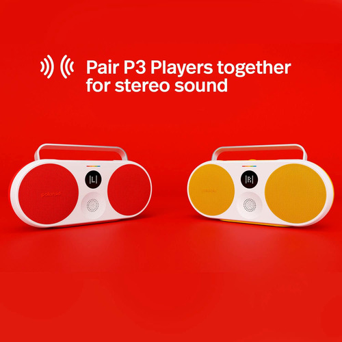 Parlante Polaroid Bluetooth Inalambrico Retro Blanco