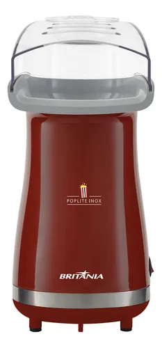 Pipoqueira Elétrica Poplite Bpi01 1200w Vermelha Britânia