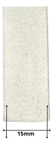Alca Para Sublimção - 15mm - Branco - Rolo Com 25 Metros
