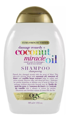 Ogx Shampoo Coconut Miracle Oil 385ml