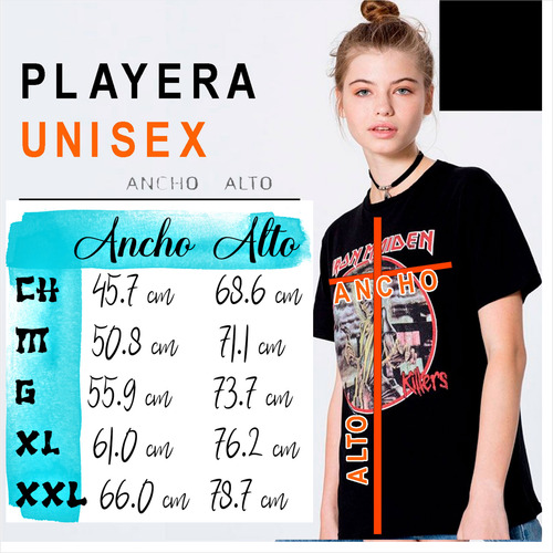 Playera Kendri Lamark Mod 01 Negro Socialitee