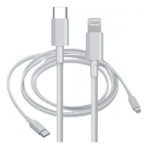 Carregador Completo Turbo Para iPhone 11, 12, 13 E 14. Cor B Cor Branco